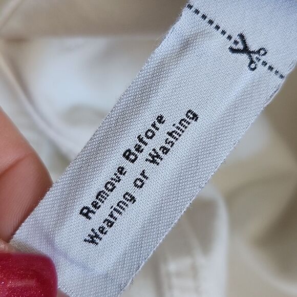 J. Crew Toothpick jeans, off-white, 83% cotton, great used condition,  size 30 - Picture 13 of 13